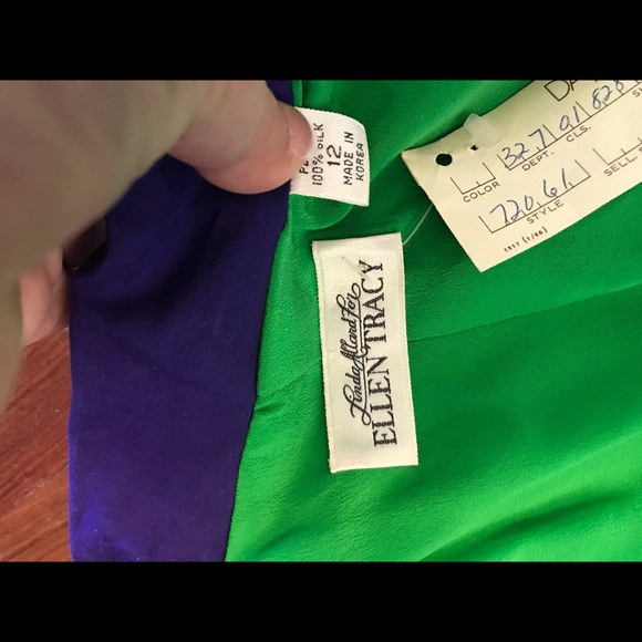 Vintage Ellen Tracy  Silk Jacket (Only) - Picture 4 of 5